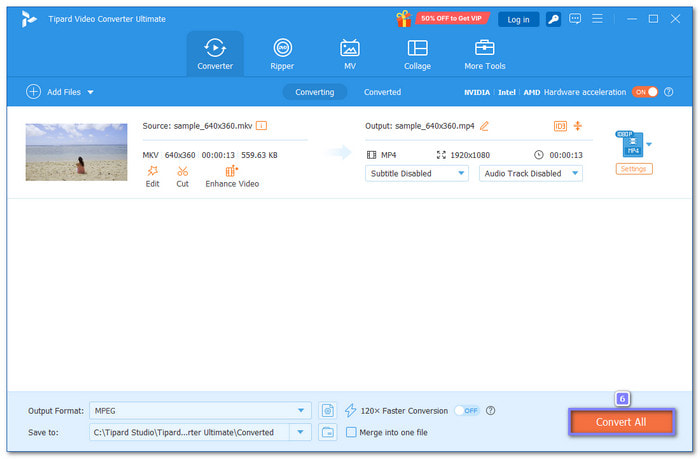 Convert MKV File To The Format You Chose
