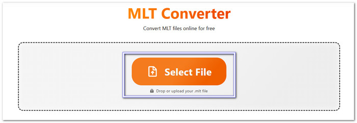 Drop Or Upload Your MLT Video