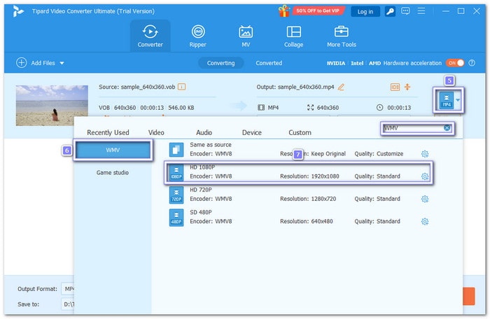 Select WMV And-Pick Hd