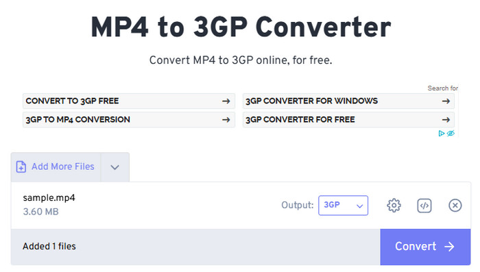 Freeconvert Convert 3GP