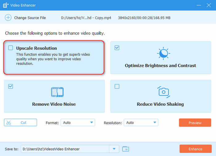 Ai Video Upscaler Feature