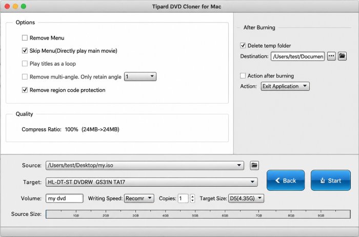 Dvd Cloner For Mac Detailed Options