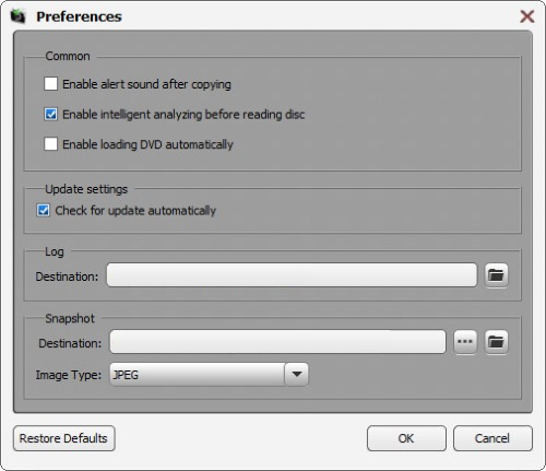Preferences