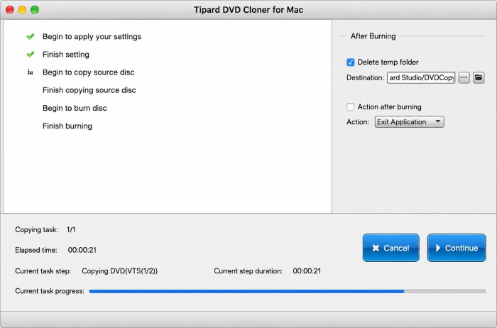 Start Copying Dvds
