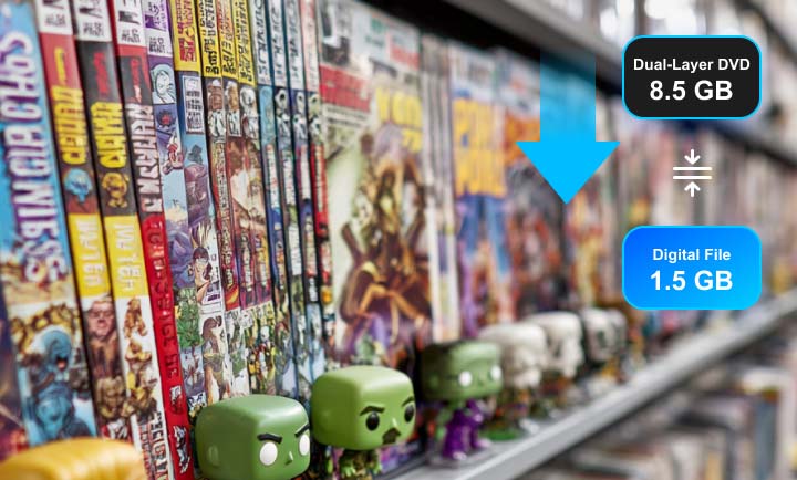 Compress DVDs to Save Storage Space