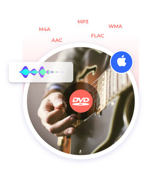 Converteer DVD naar Audio