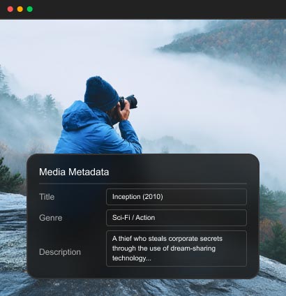 Customize DVD Movie Metadata