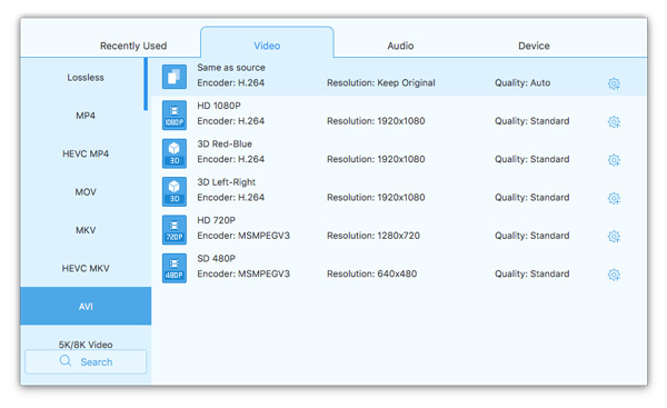 DVDをMac上のAVIに変換する