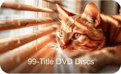 99 title DVDs