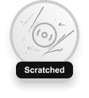Scratched DVD Hover