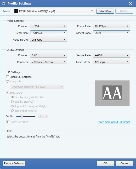 DVD til PS3 Converter, PS3 Converter