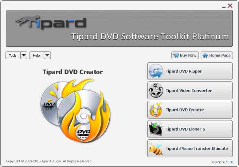 Windows 7 Tipard DVD Software Toolkit Platinum 6.5.90 full