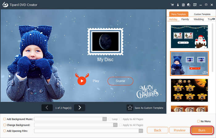 Choose Dvd Menu Tipard