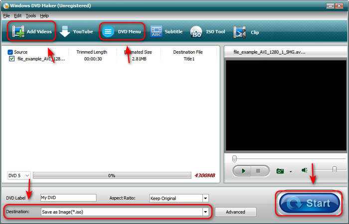 Convert AVI to DVD