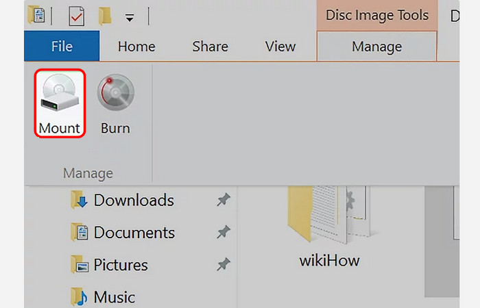 Mount ISO Process