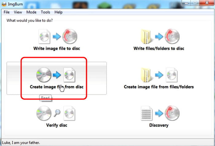 Create Image File