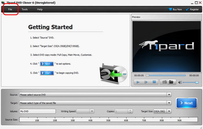 File Load DVD