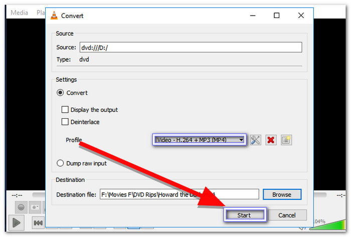 VLC Free Convert DVD to Digital