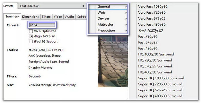 Handbrake Rip DVD to MP4 For Free