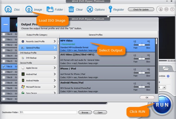 Convertir iso a mp4