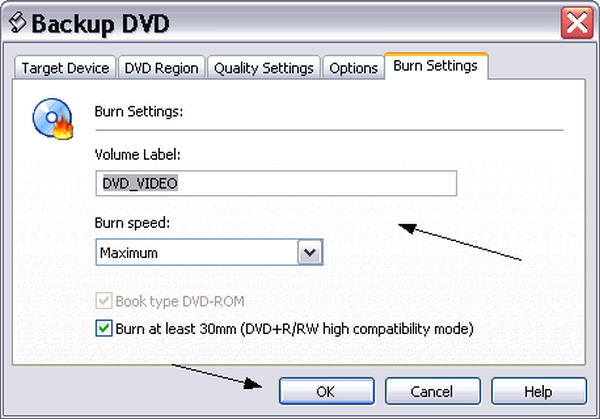 Copy DVD In DVD Shrink