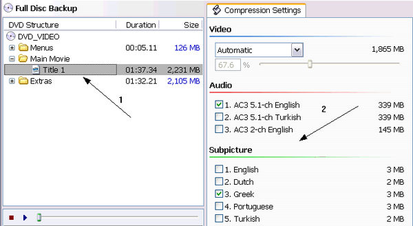 Customize DVD Copying