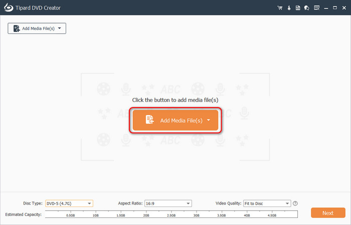 Add Media Files to Tipard