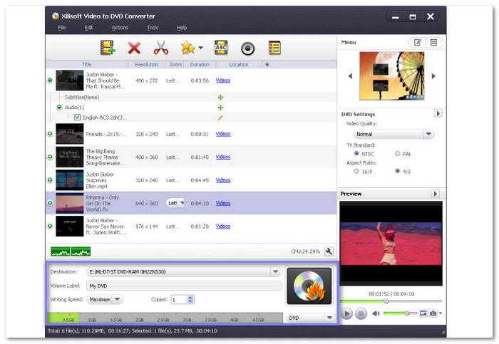 Xilisoft DivX to DVD Converter