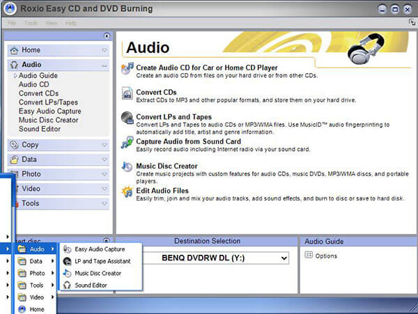 Roxio DVD-író