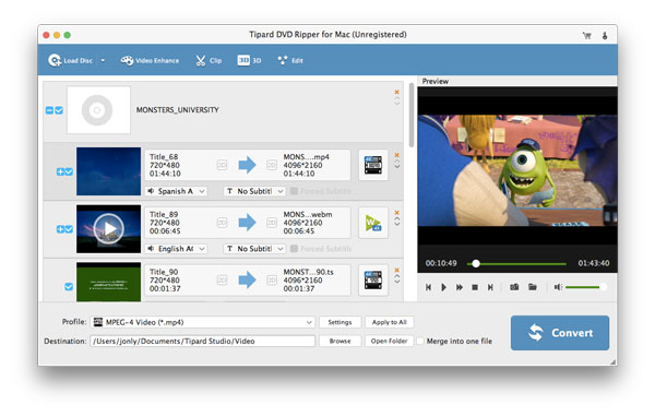 Tipard DVD Ripper for Mac