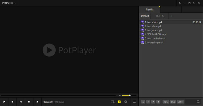 PotPlayer UI
