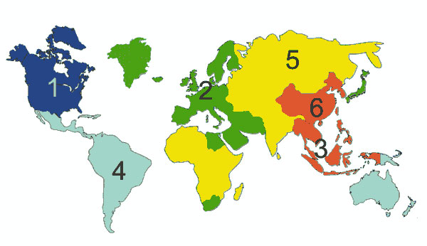 DVD Region Codes