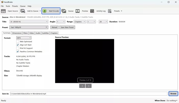 Handbrake Dvd Rip