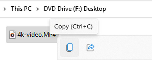 Copier le film DVD sur USB
