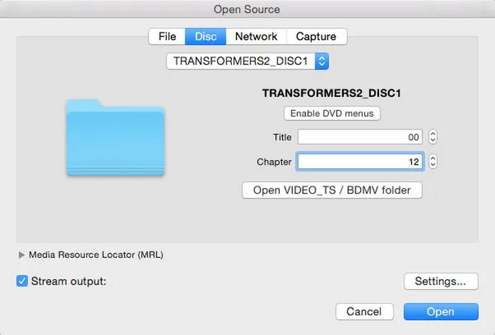 VLC Free DVD Ripper voor Mac