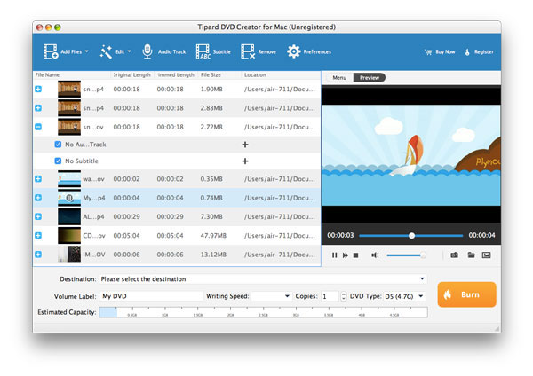 Tipard DVD Creator для Mac