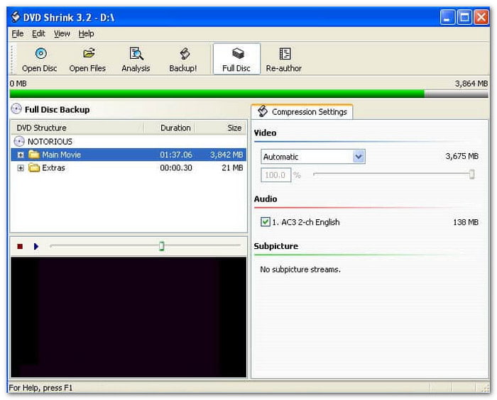 Logiciel de copie de DVD Shrink Top pour Mac