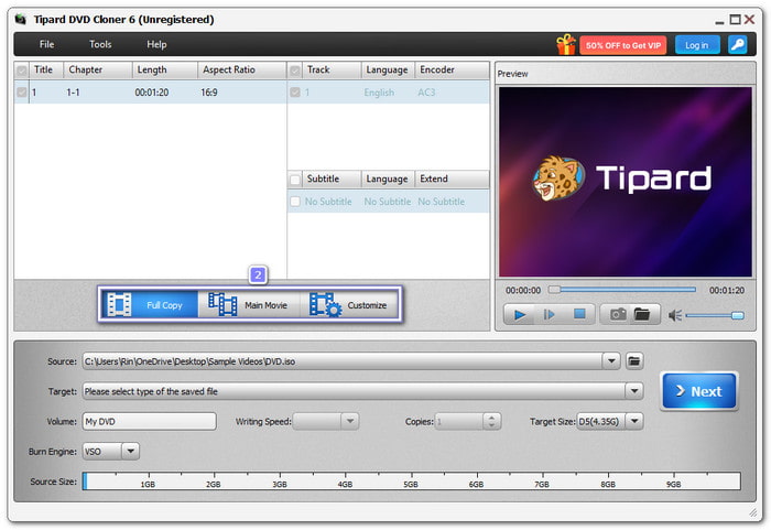 Select Your Copy Mode