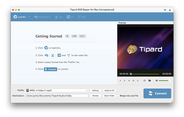 Tipard DVD Ripper for Mac