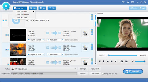 DVD ripper yükle