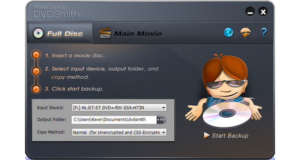 DVDSmith Movie Backup pour Mac