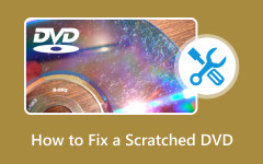 Sådan repareres en ridset dvd
