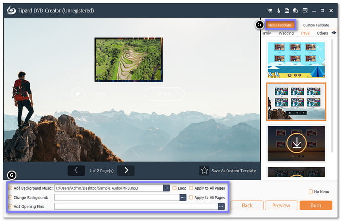 Customize DVD Menu