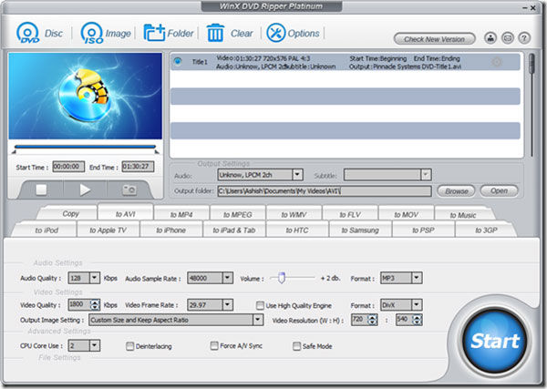 WinX DVD Ripper