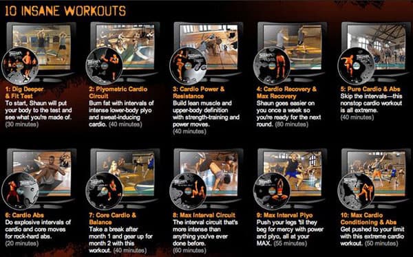 DVD-проигрыватель Insanity Workout