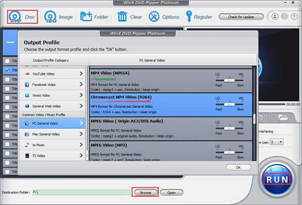 Stream DVD naar Chromecast met WinX DVD Ripper