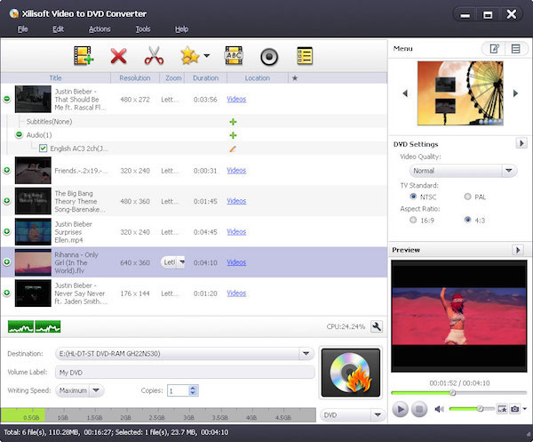 Xilisoft Video till DVD Converter