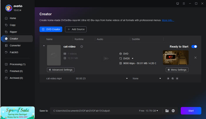 DVDfab Creator