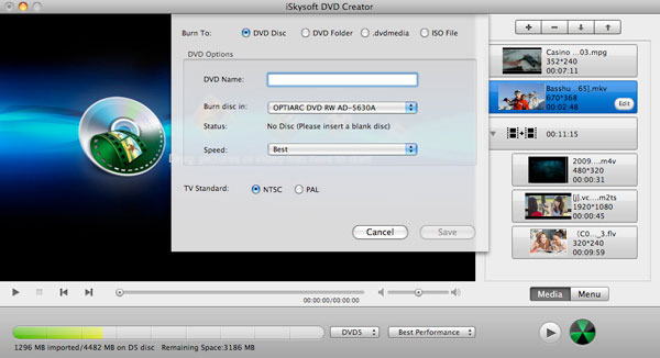 iSkySoft DVD Creator