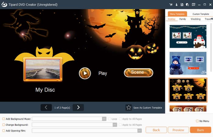 Tipard DVD Creator Alternative to Wondershare